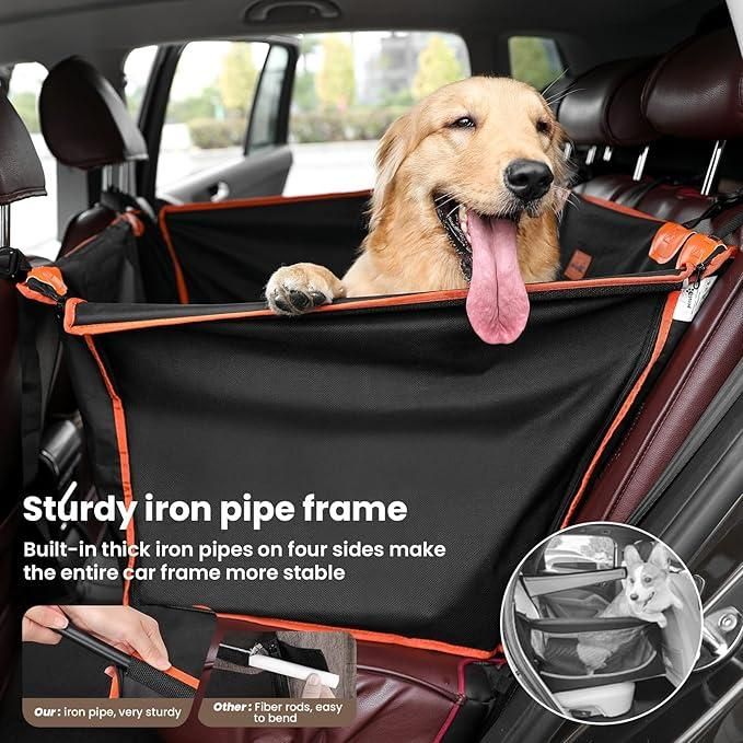 Dog Car Seat Cover, Waterproof & Scratch Proof - Fit for All Cars